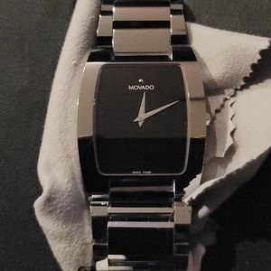 Movado Fiero 89.C6.1453 Men's Wrist Watch Tungsten